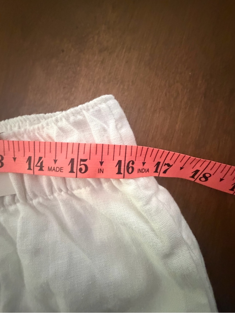 Abercrombie & Fitch White Linen Pants Large Tall NWT - Picture 6 of 7